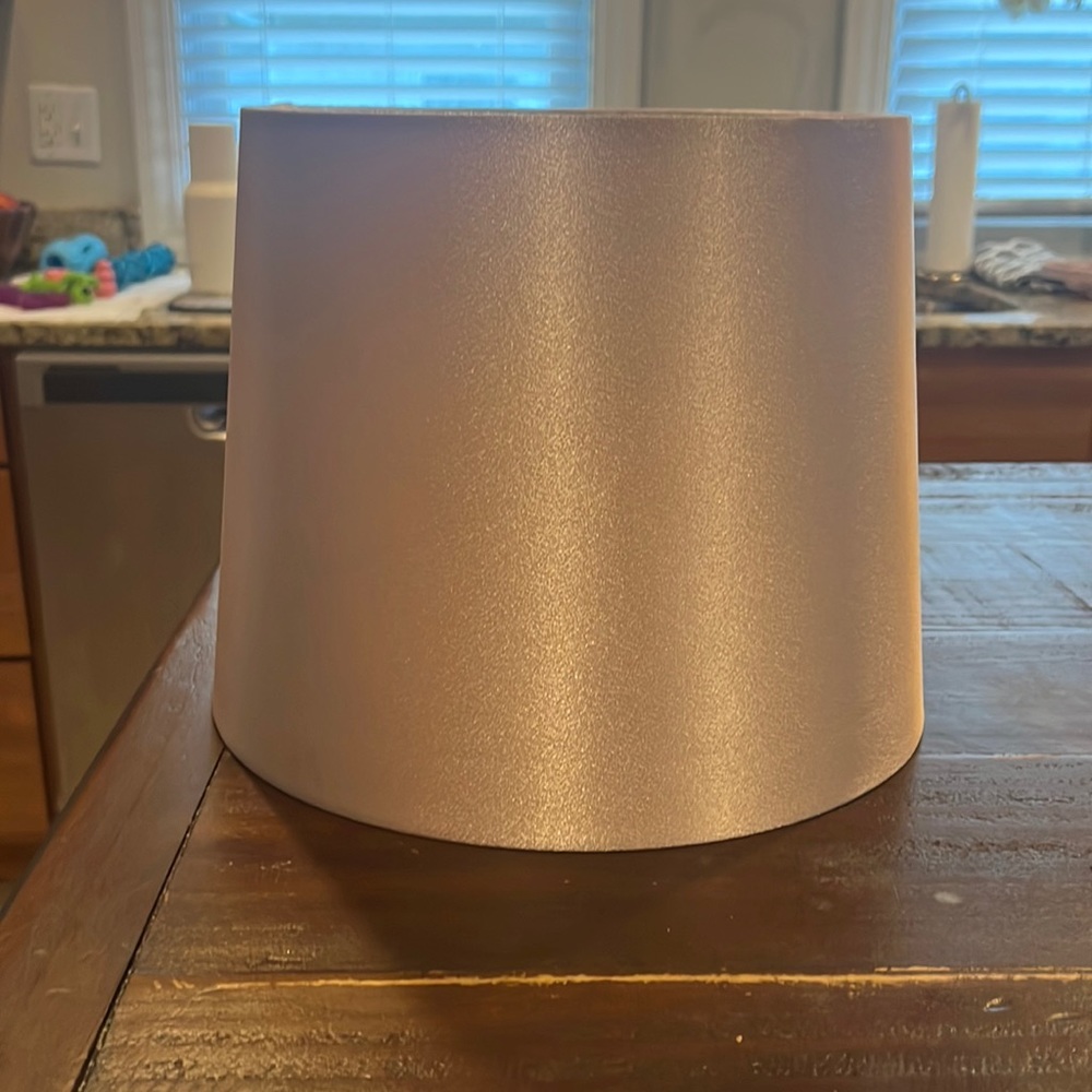Light Pink lamp shade. Hardly used